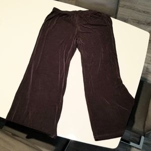Shimmery Brown Dress Pants 2X